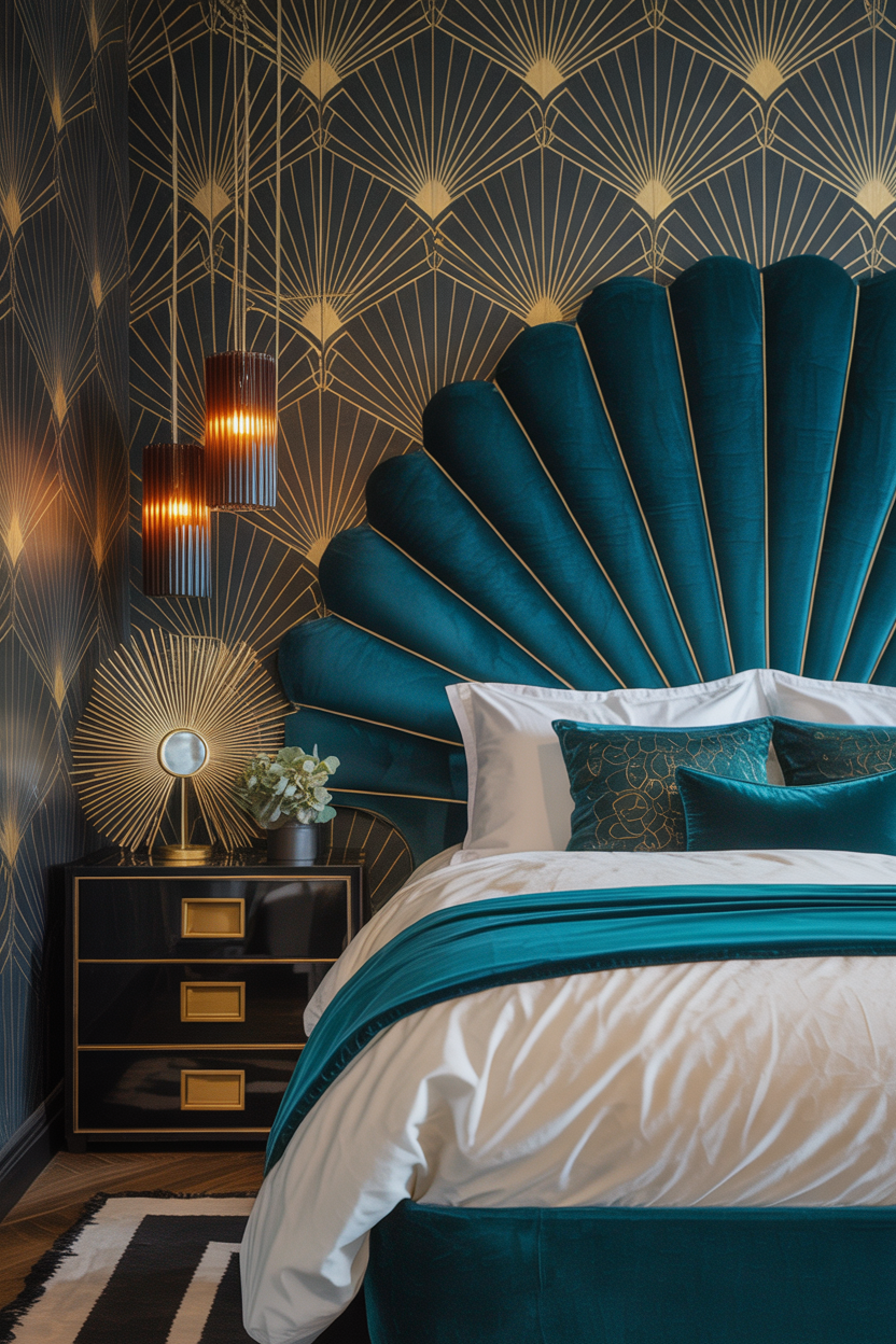 The Art Deco Bedroom With Twenties Glamour Reimagined