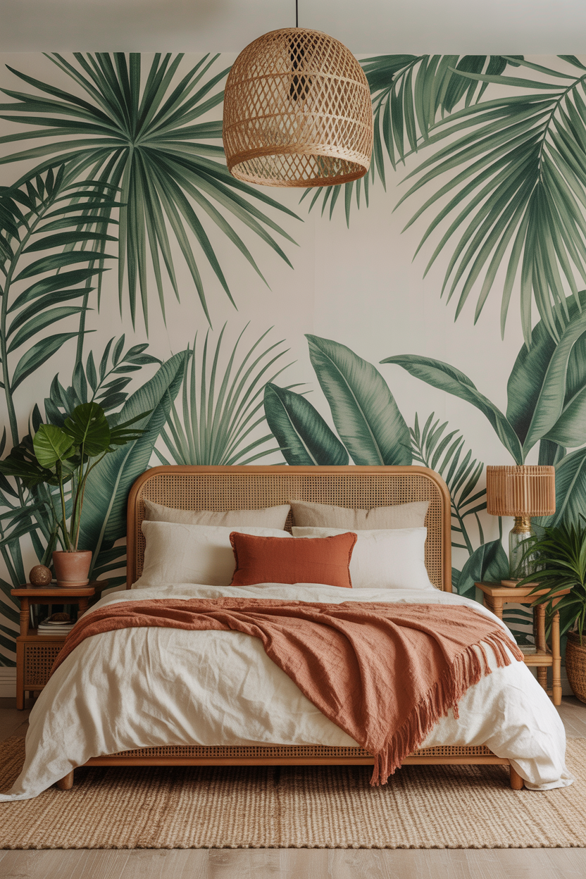 The Bold Tropical Bedroom That's Anything But Childish