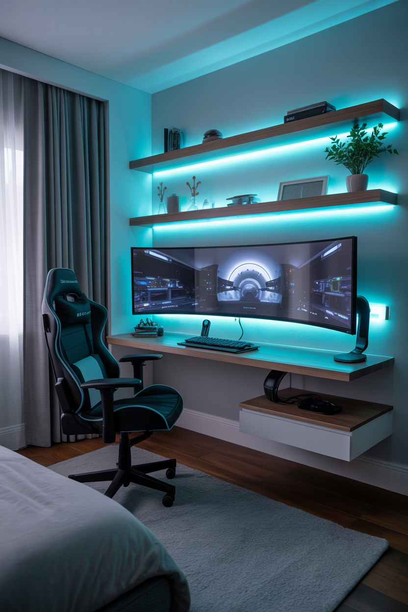 The Gaming Setup Bedroom Done With Actual Style