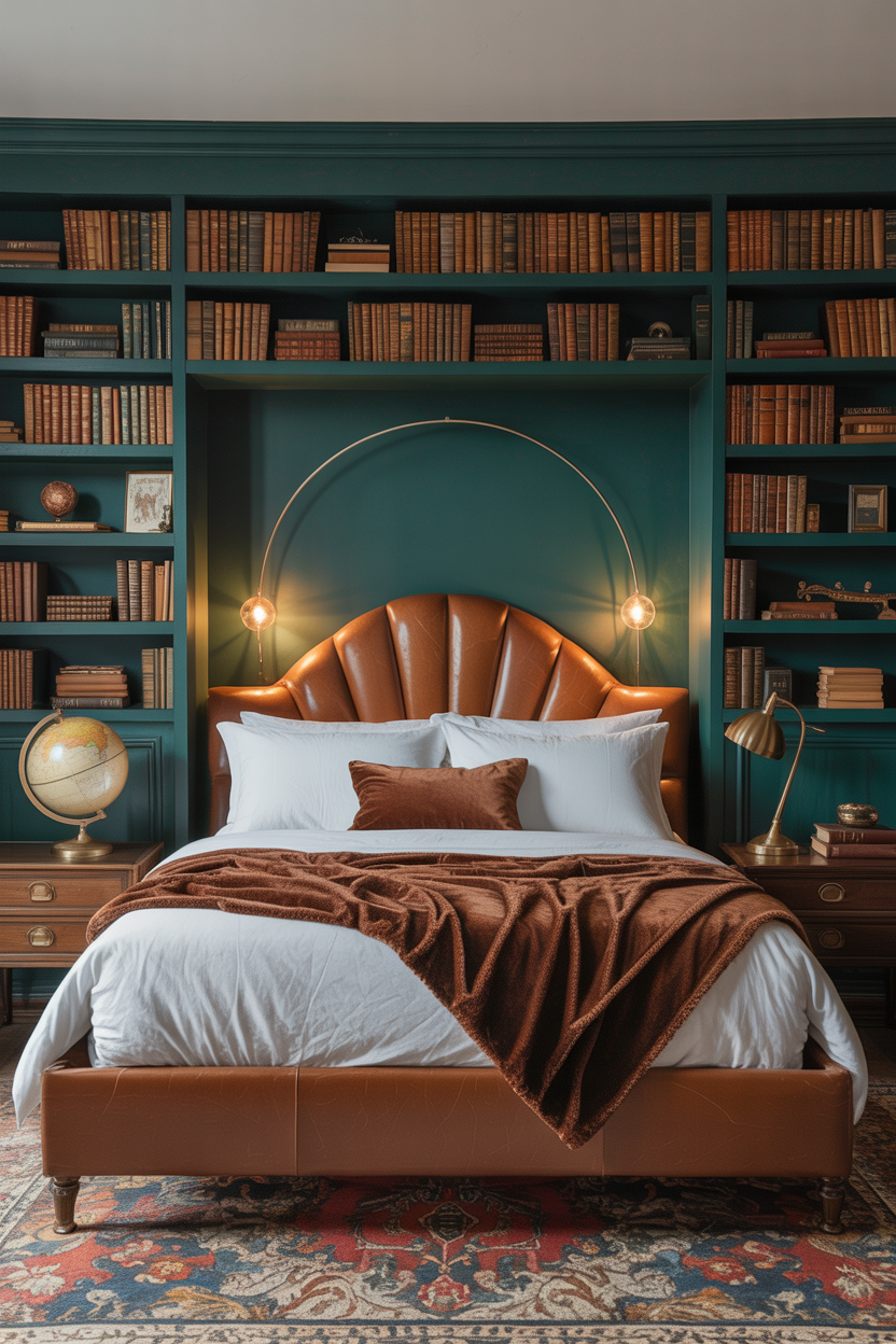 The Library Bedroom That Doubles as an Intellectual Sanctuary