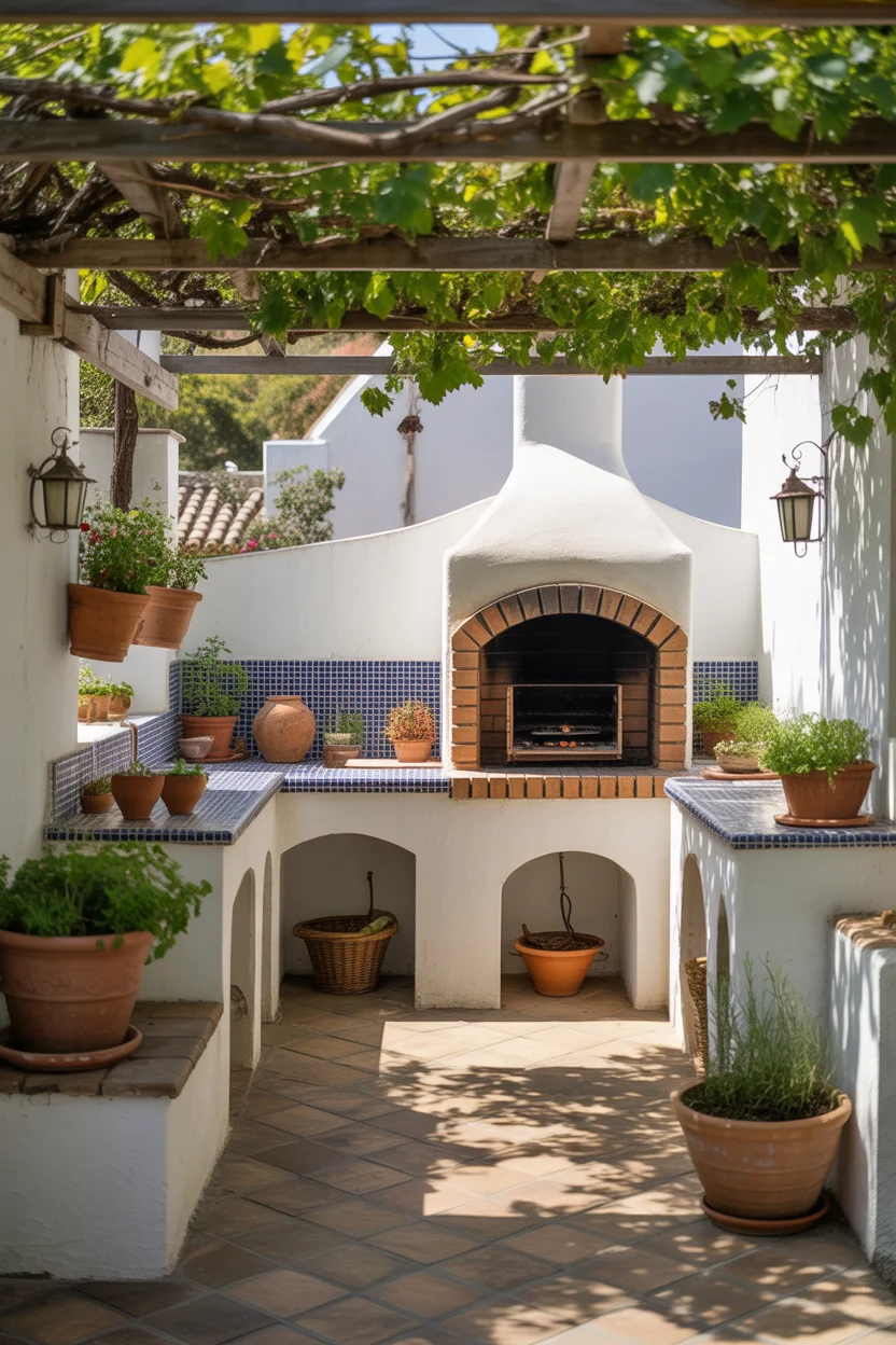 The Mediterranean Courtyard Kitchen
