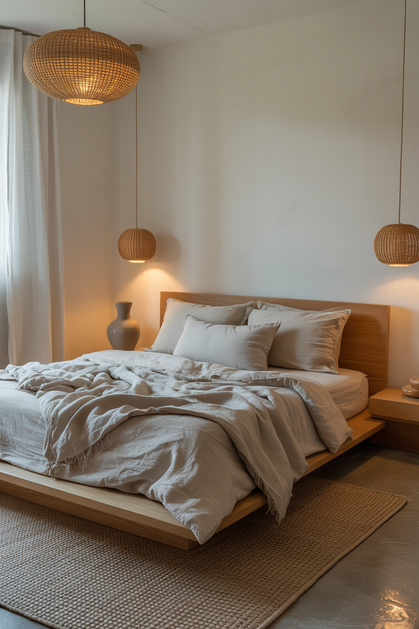 The Minimalist Japandi Bedroom That Feels Incredibly Calm