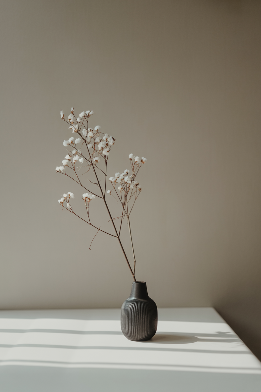 The Minimalist Single-Stem Winter Arrangement With Quiet Power