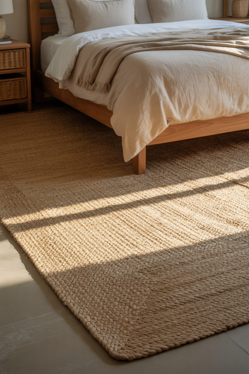  The Natural Fiber Rug That Grounds the Space