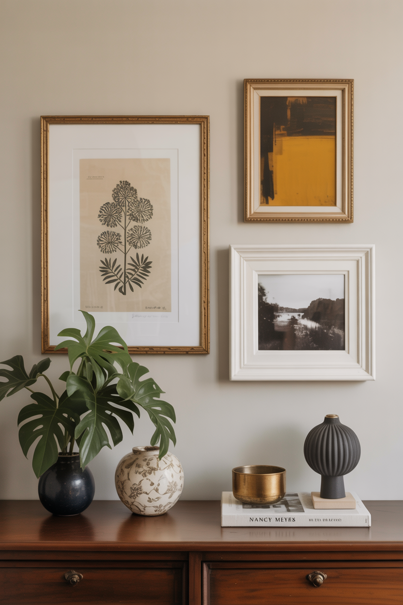 The Personal Gallery Wall That Feels Collected, Not Bought