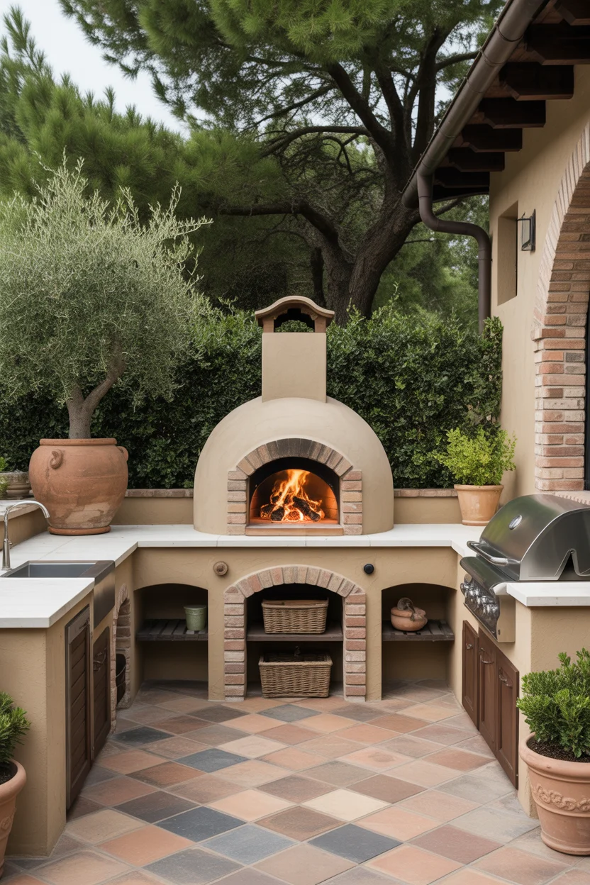 The Pizza Oven Focal Point Kitchen