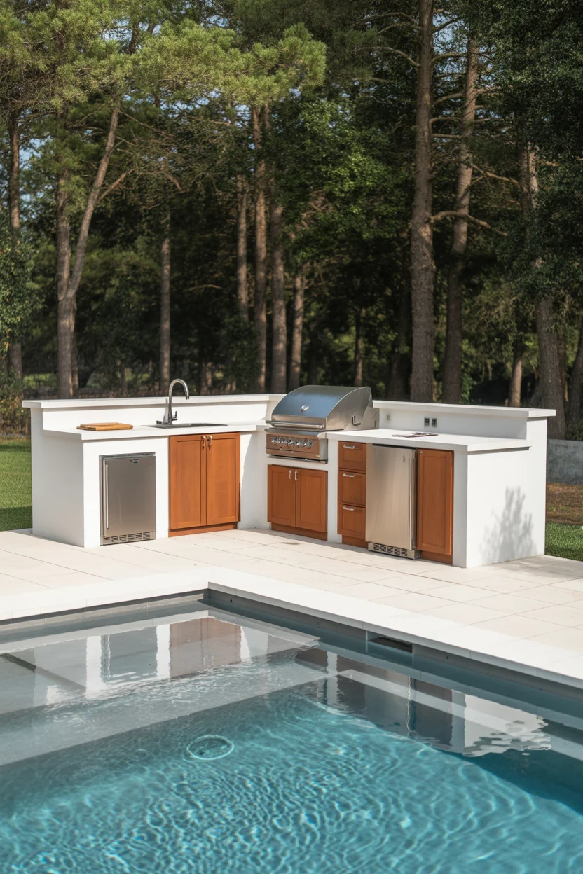 The Pool-Adjacent Outdoor Kitchen