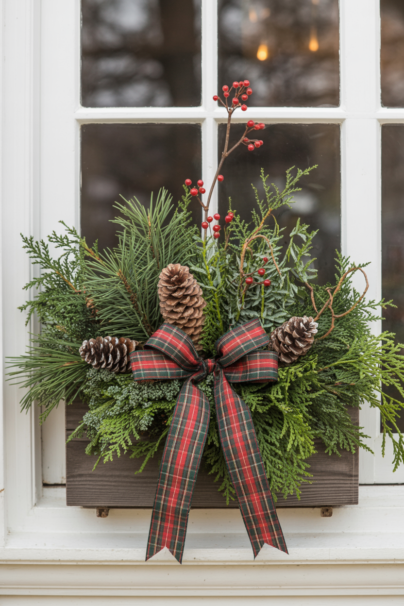 The Timeless Winter Window Box That Works on Every Home