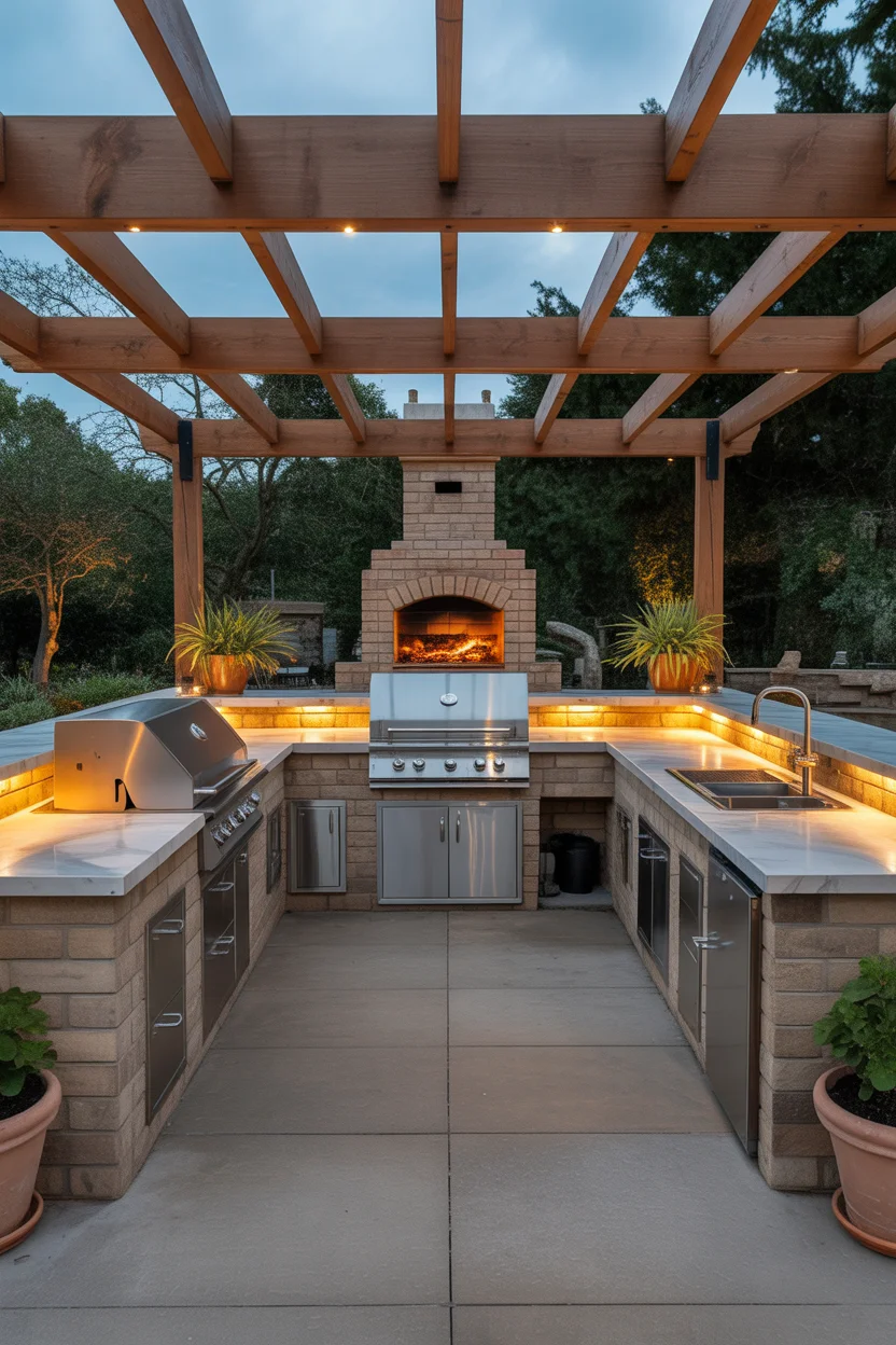 The U-Shaped Outdoor Kitchen