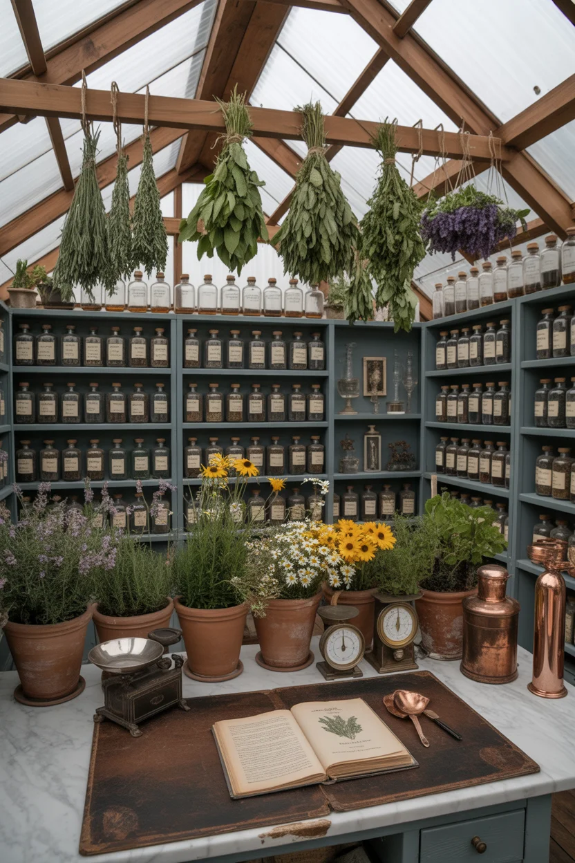 The Vintage Apothecary Greenhouse