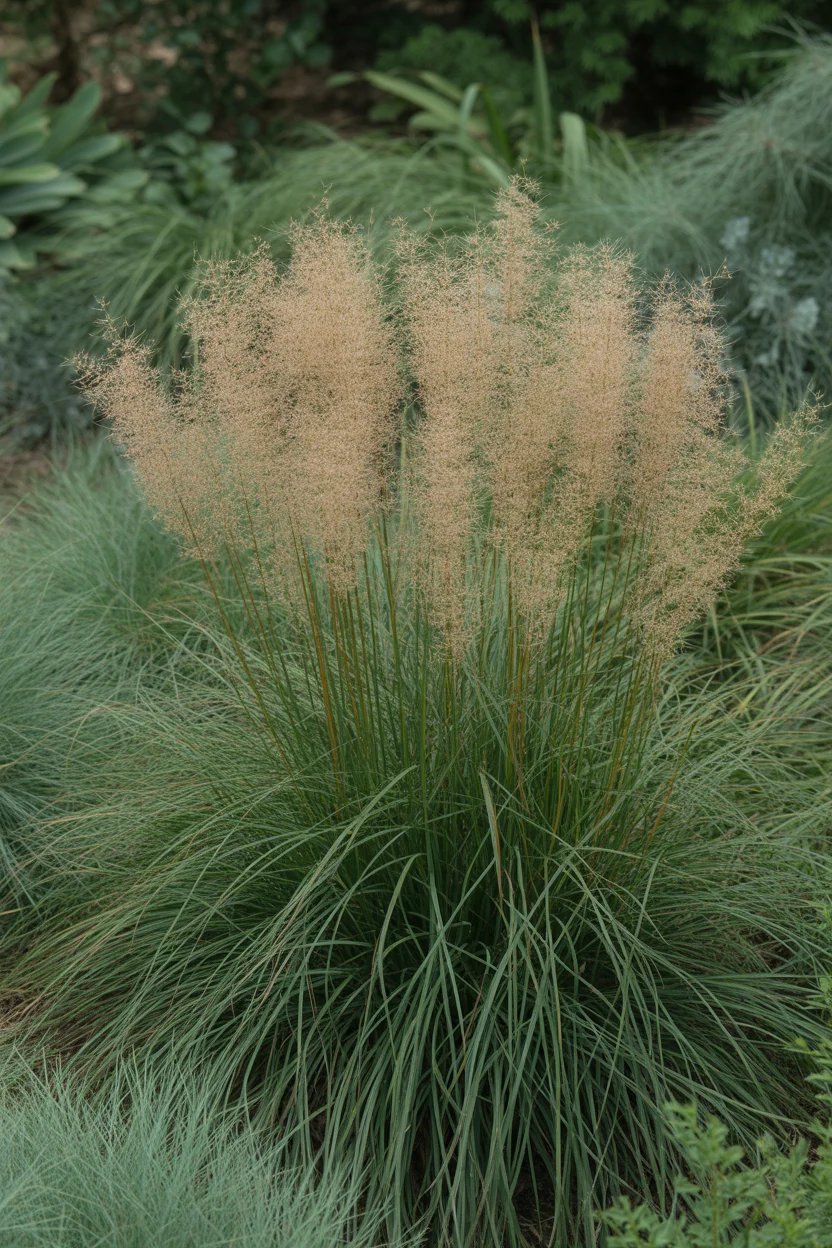 Tufted Hair Grass Delicate Texture