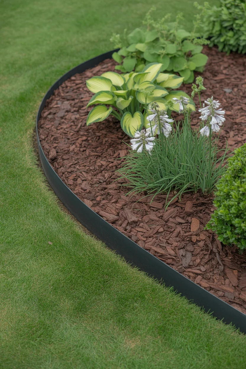 Use Black Metal Edging for Crisp Garden Borders