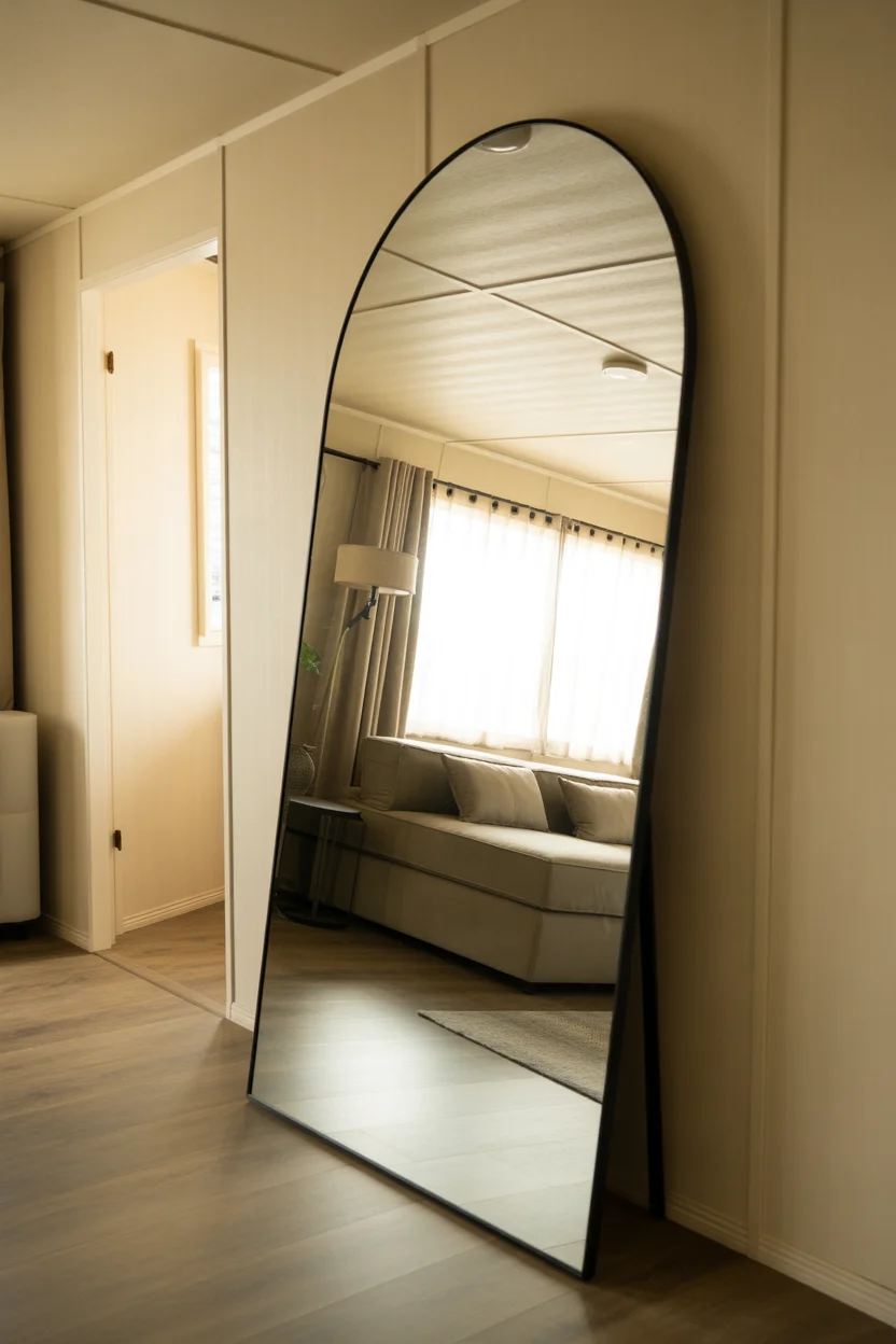 Use Large Mirrors to Expand Small Spaces Visually