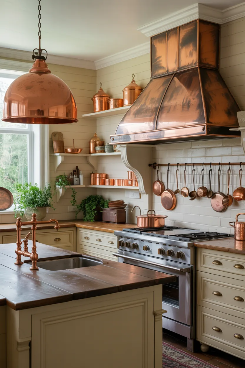  Vintage Copper Accents Throughout