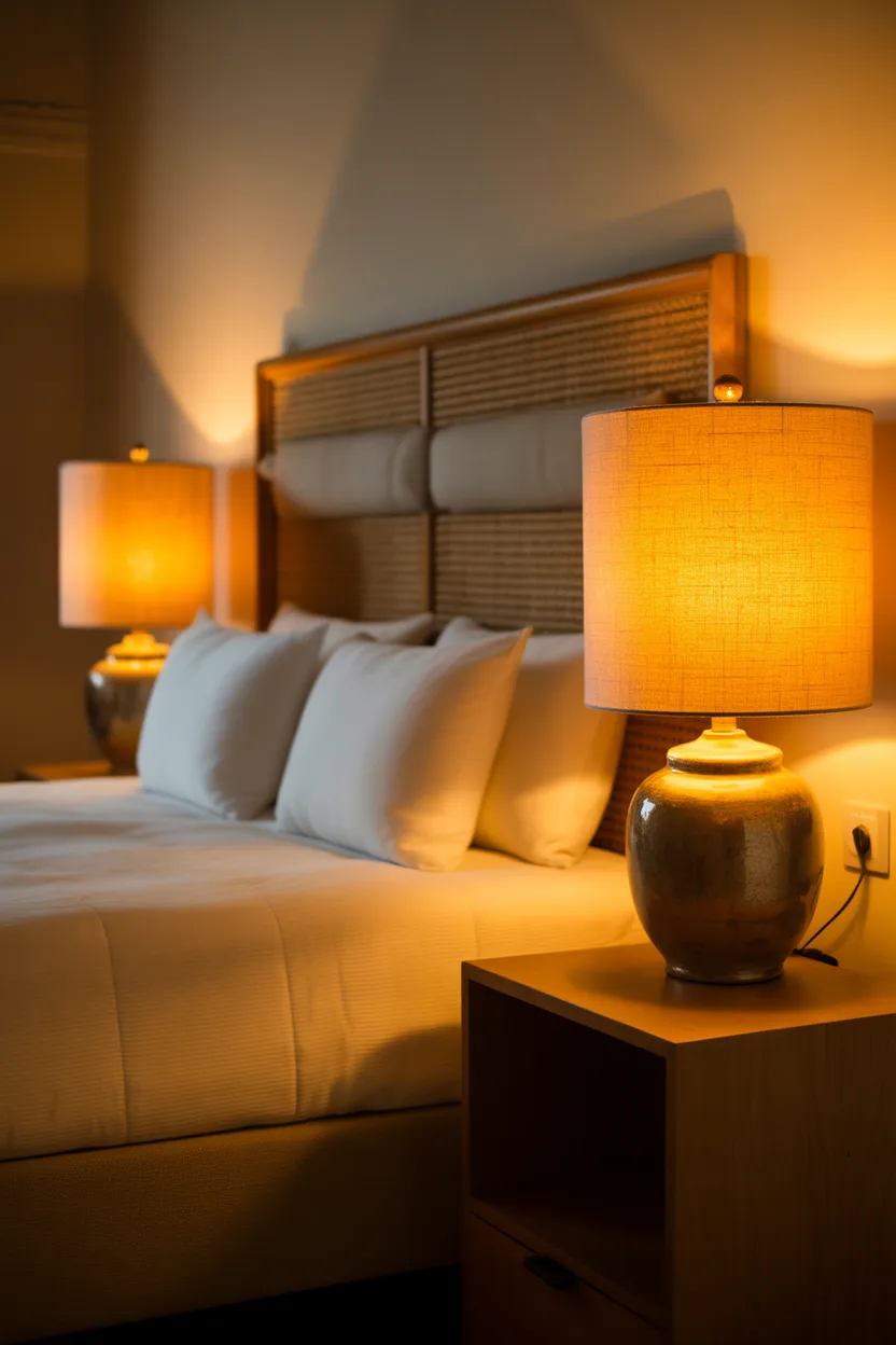 Warm Bedside Lamps for Soft Evening Light