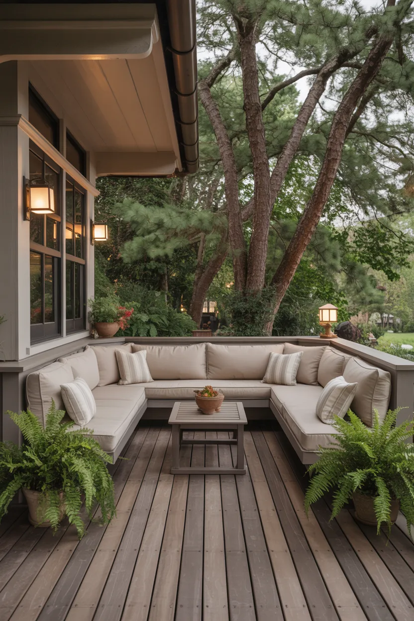 Wraparound Deck With Corner Seating
