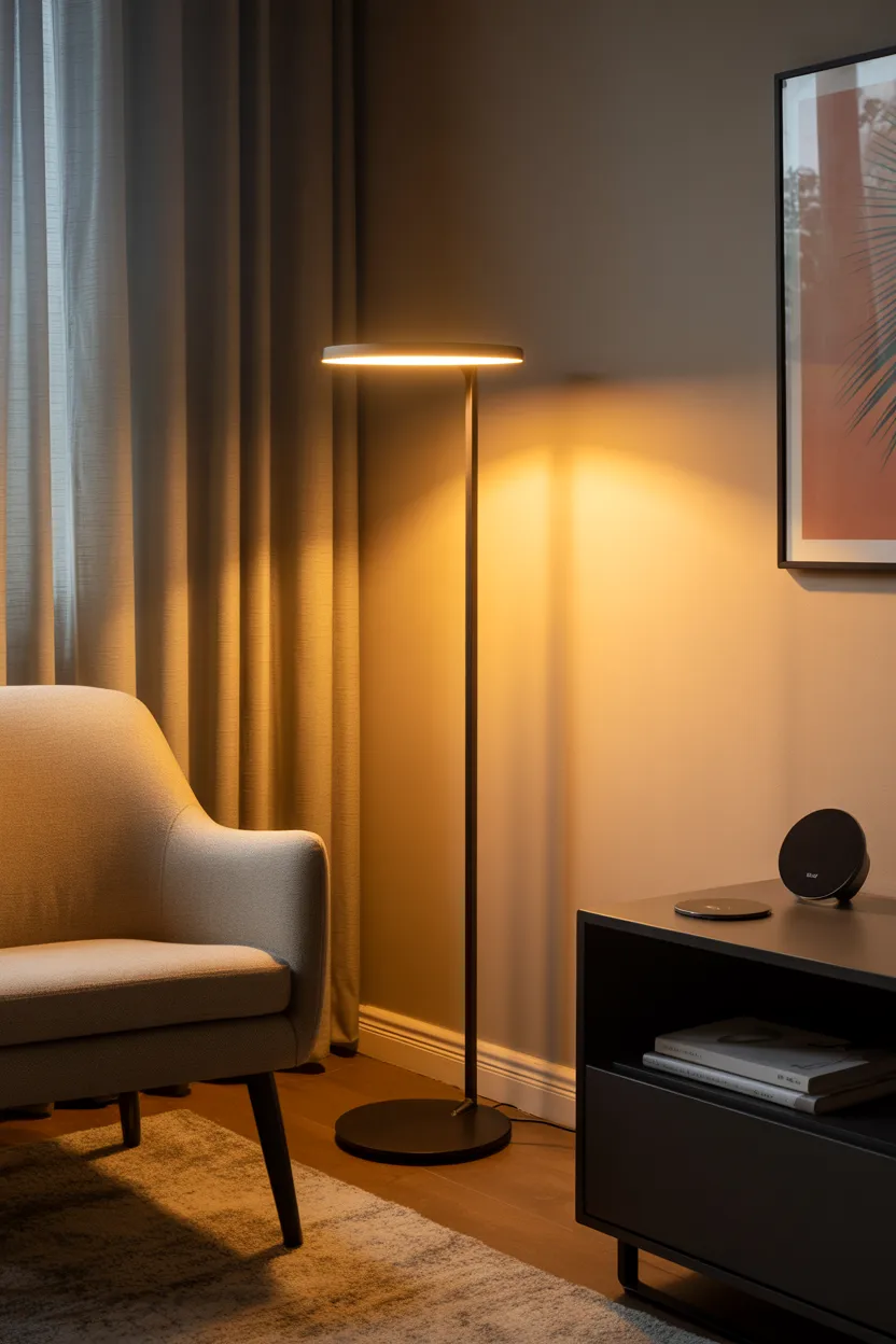  Reading Nook With Smart Lighting and Voice-Controlled Ambiance