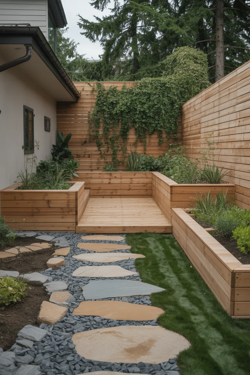 Combine Wood and Stone for Warmth