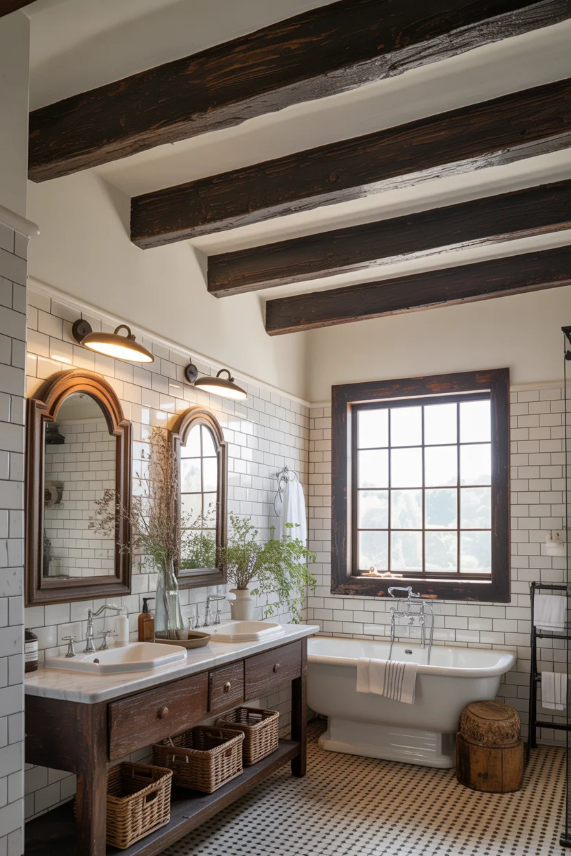 Black Ceiling Beams