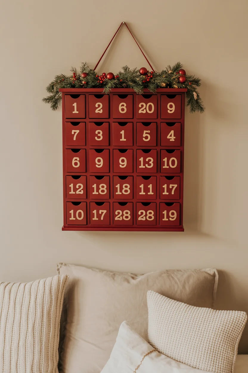Advent Calendar Display for Daily Joy