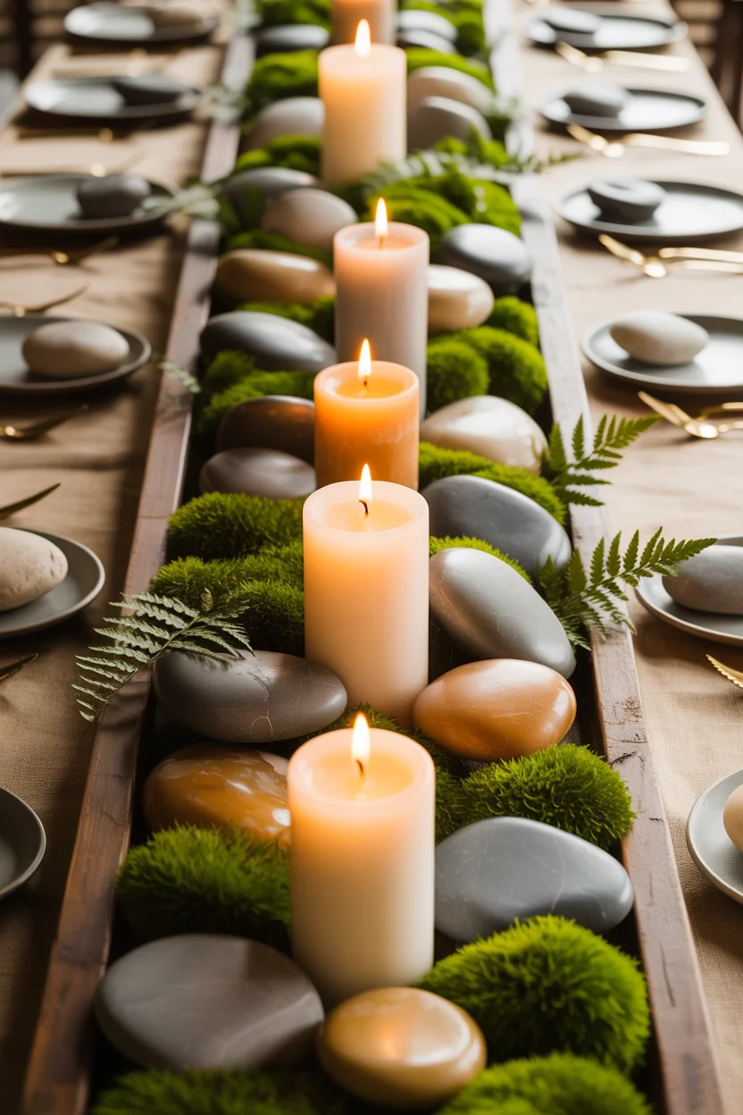 Potted Herb Table Garden Centerpiece