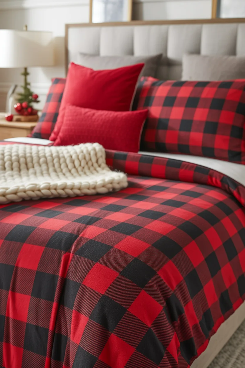 Plaid Flannel Bedding for Cozy Comfort