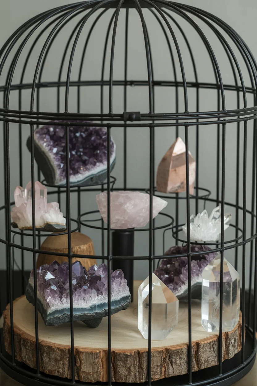Create a Crystal and Mineral Display