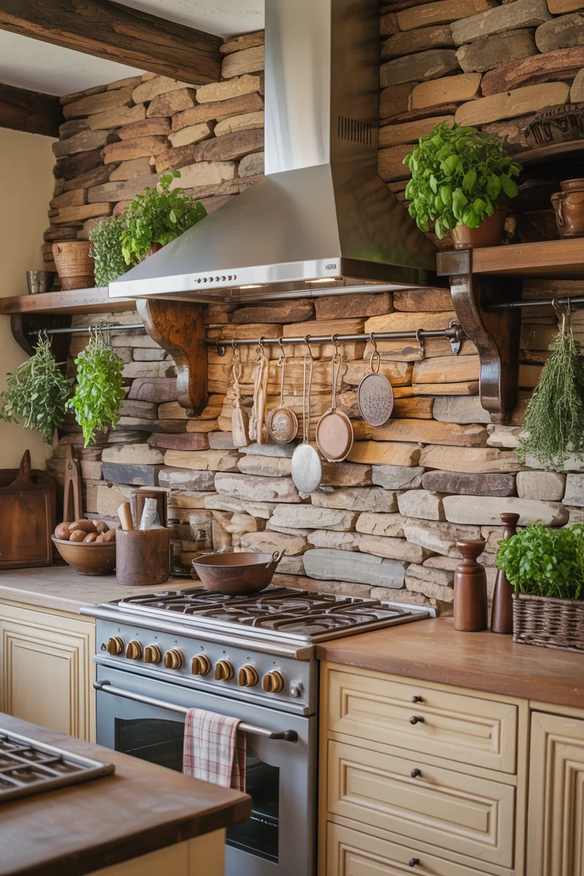 Stone or Brick Accent Walls