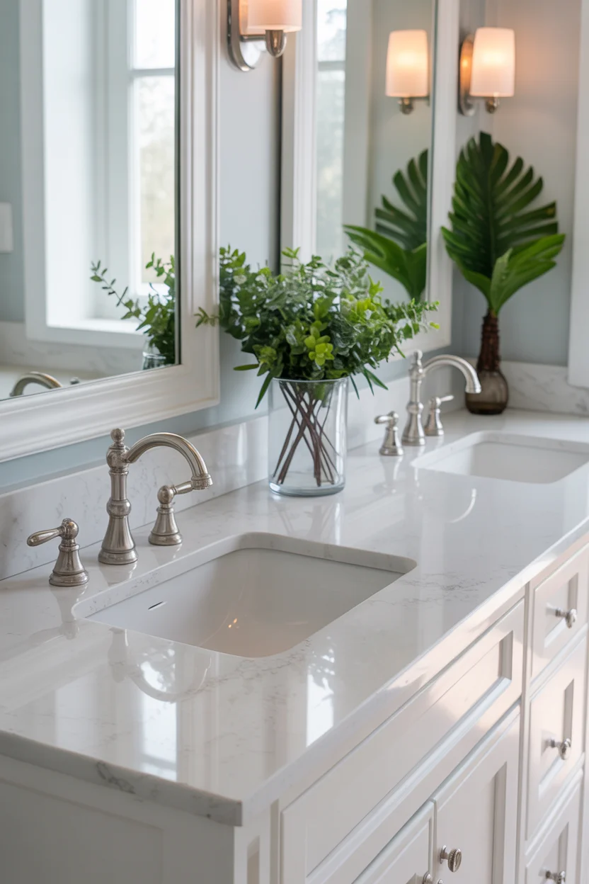 Clean White Counters