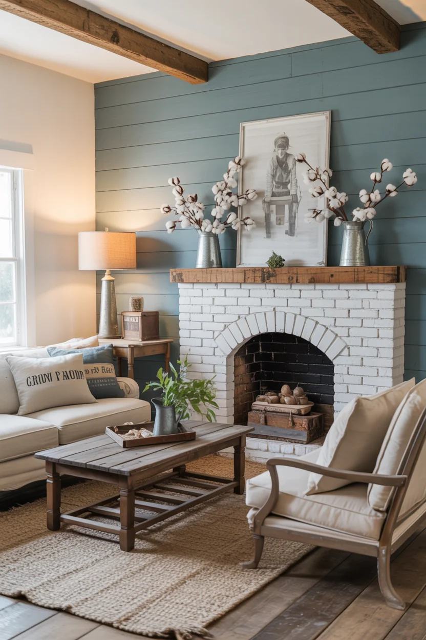 Dusty Blue Farmhouse Fresh