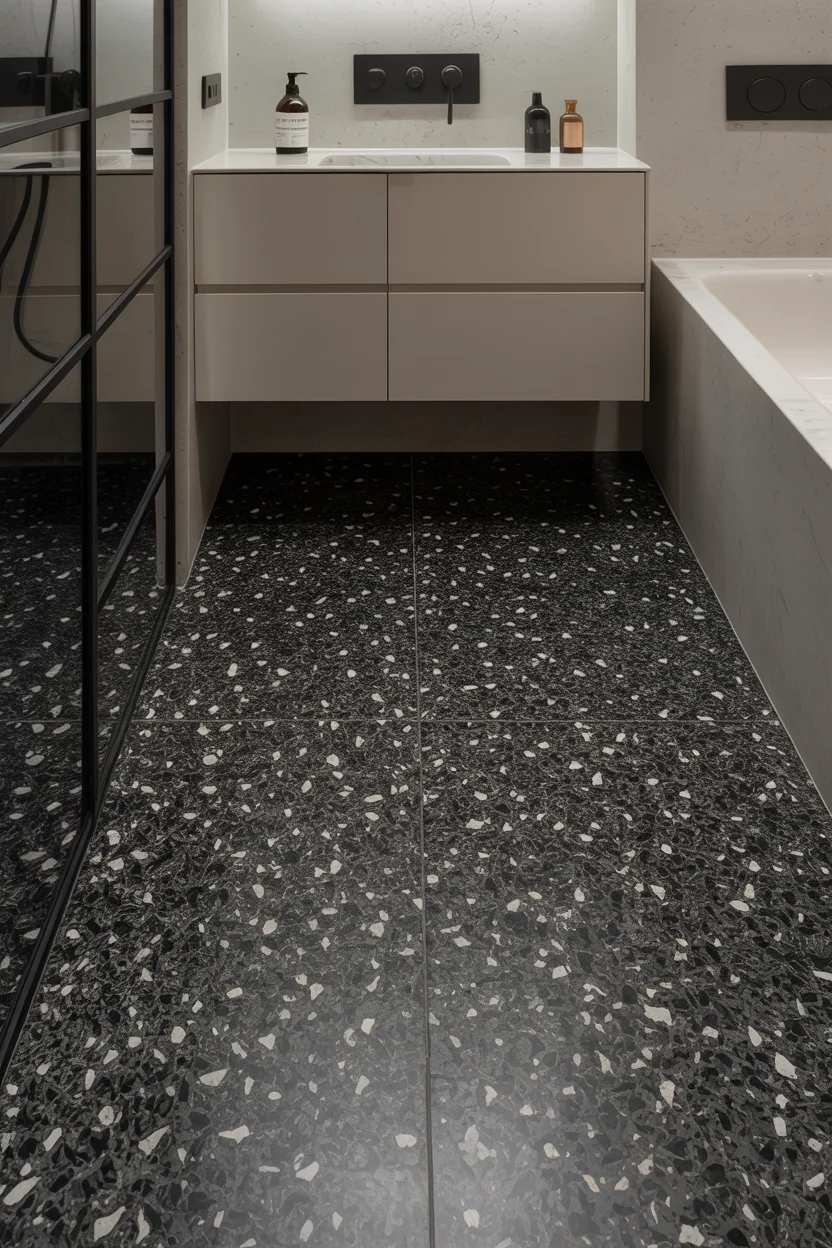Dark Terrazzo Modern
