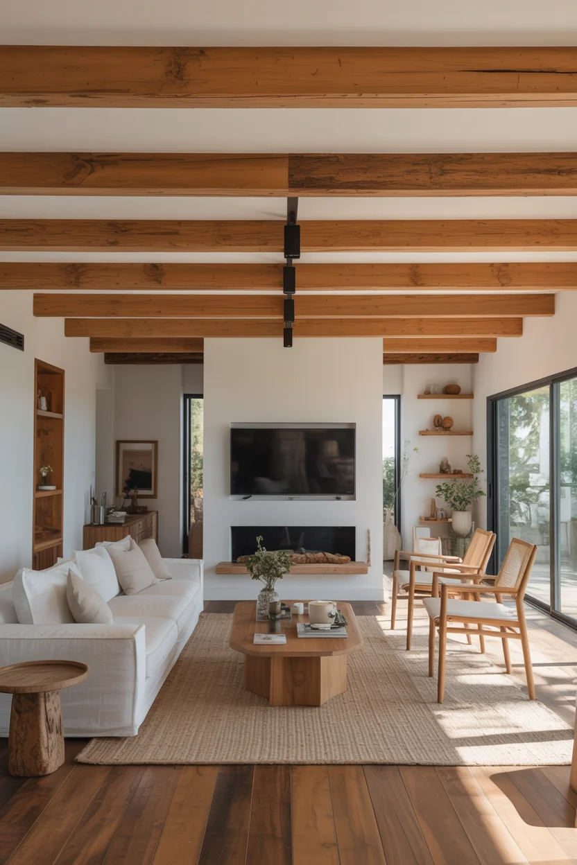 Exposed Wooden Beam Ceilings
