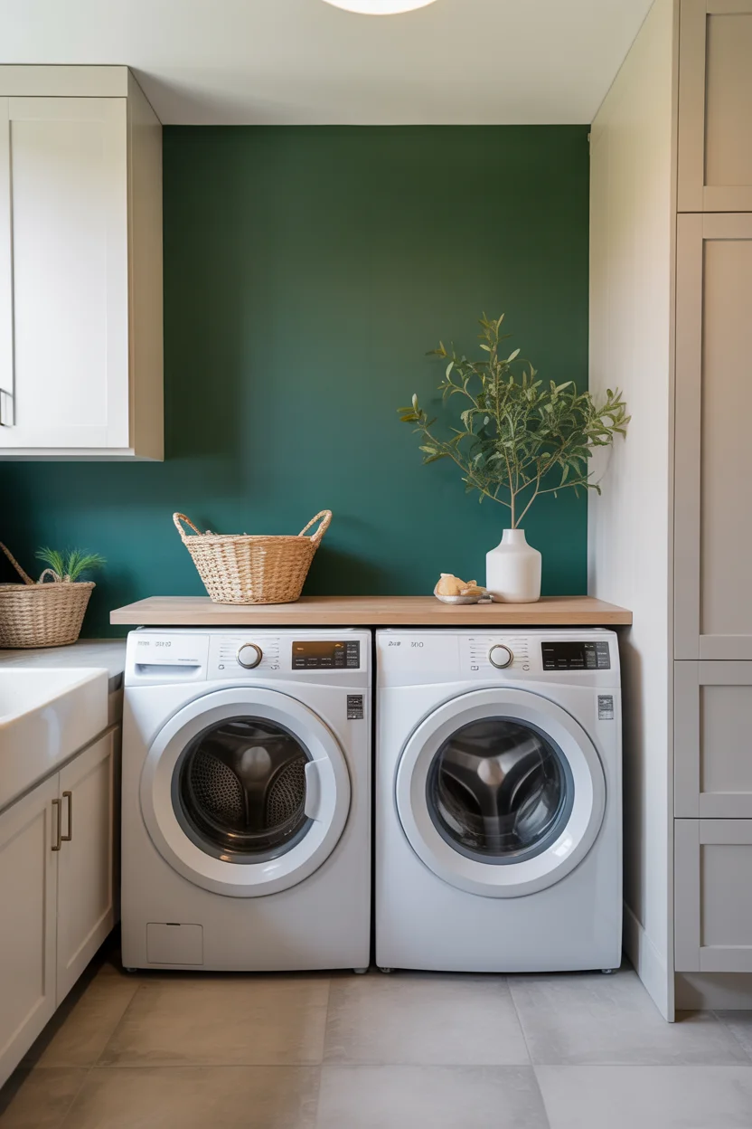 Forest Green Accent Walls