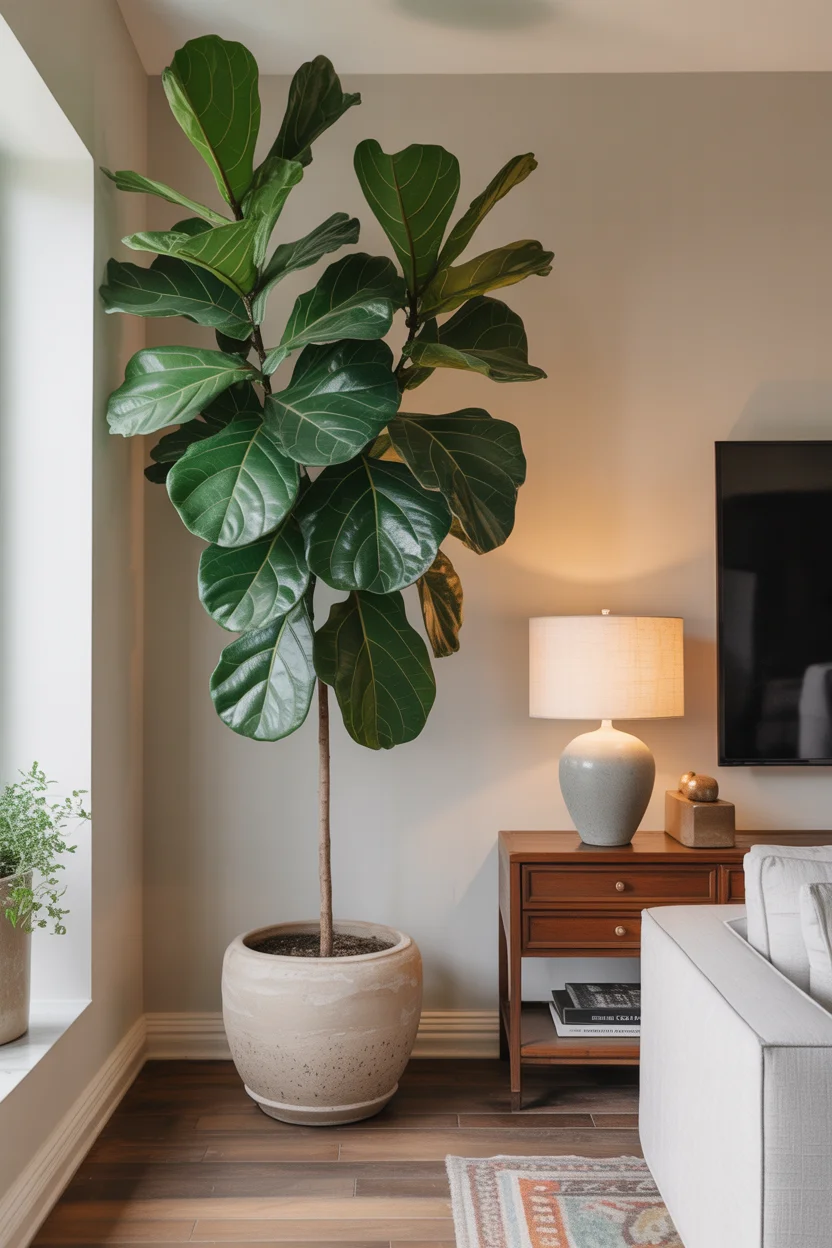 Architectural Plants in Oversized Planters