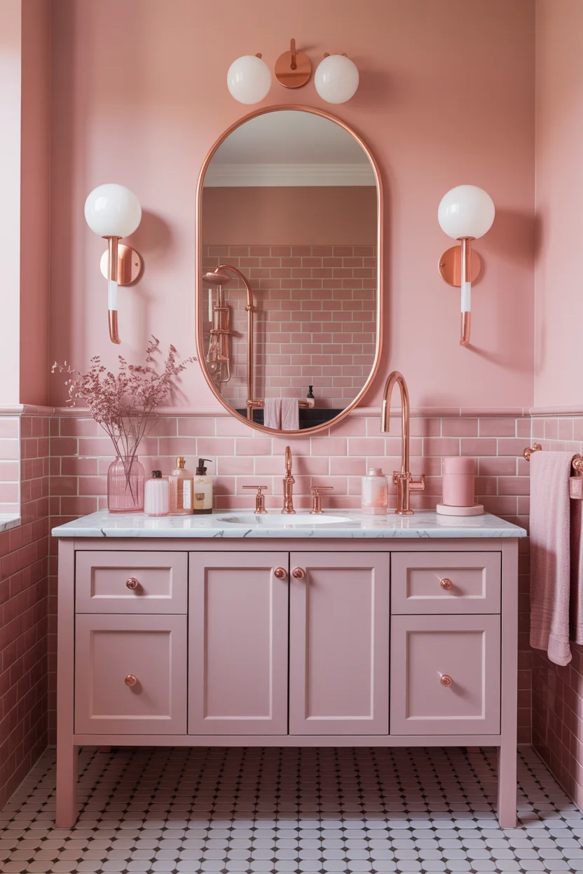 Rose Gold Fixtures and Blush