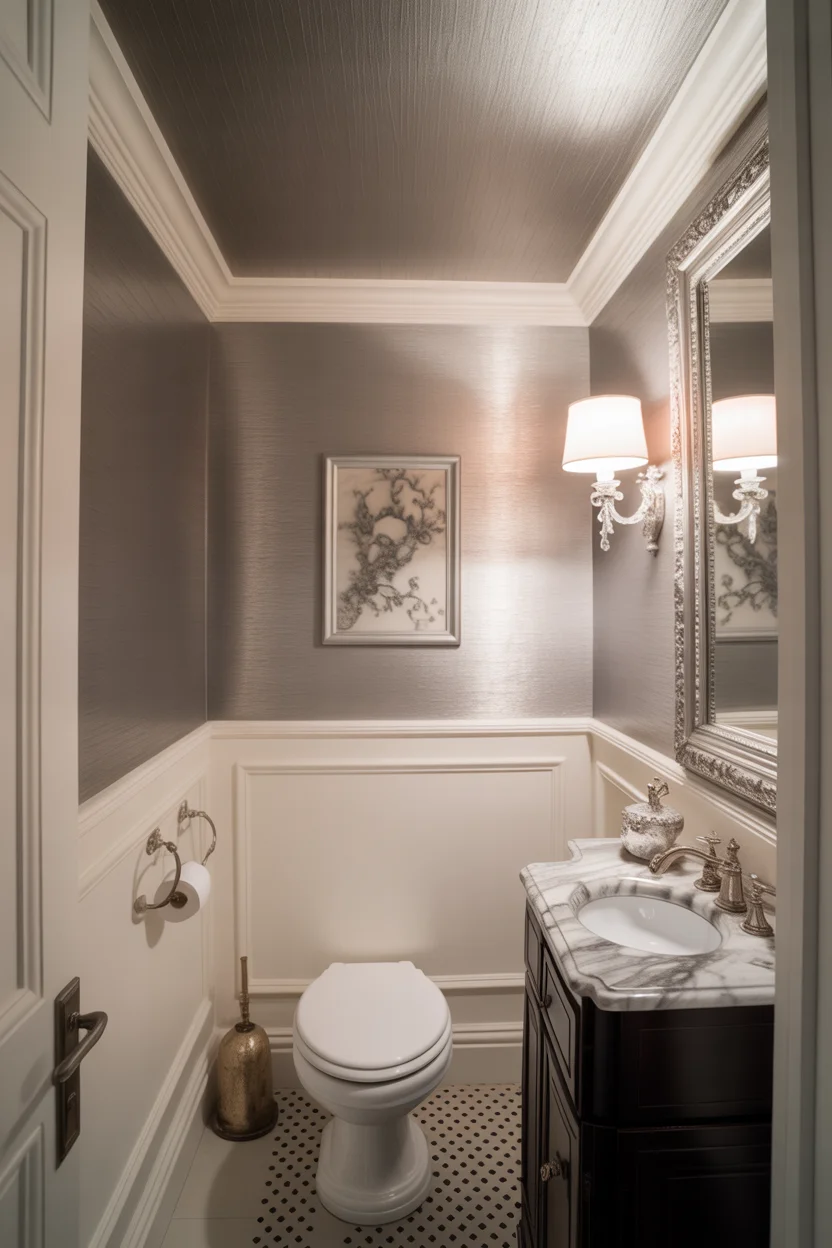 Metallic and Reflective Ceiling Finishes