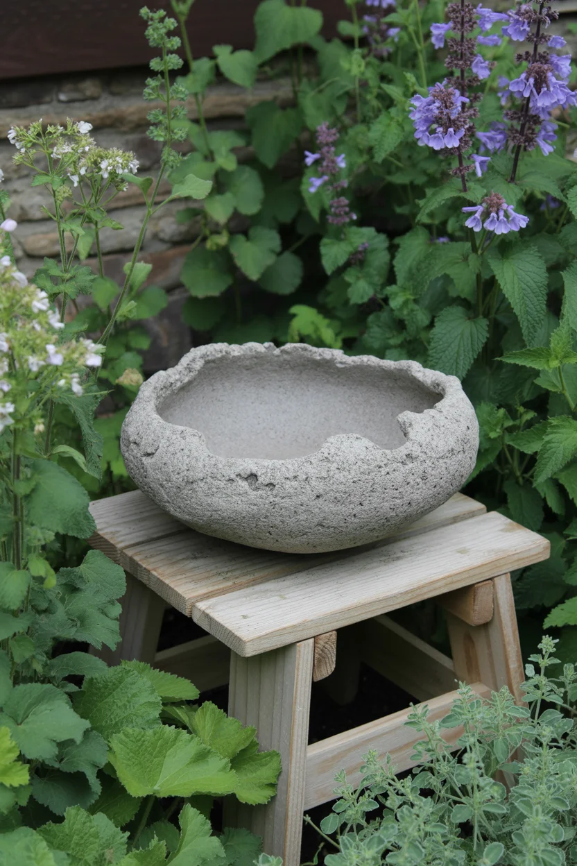 Use Hypertufa Handcrafted Bowls