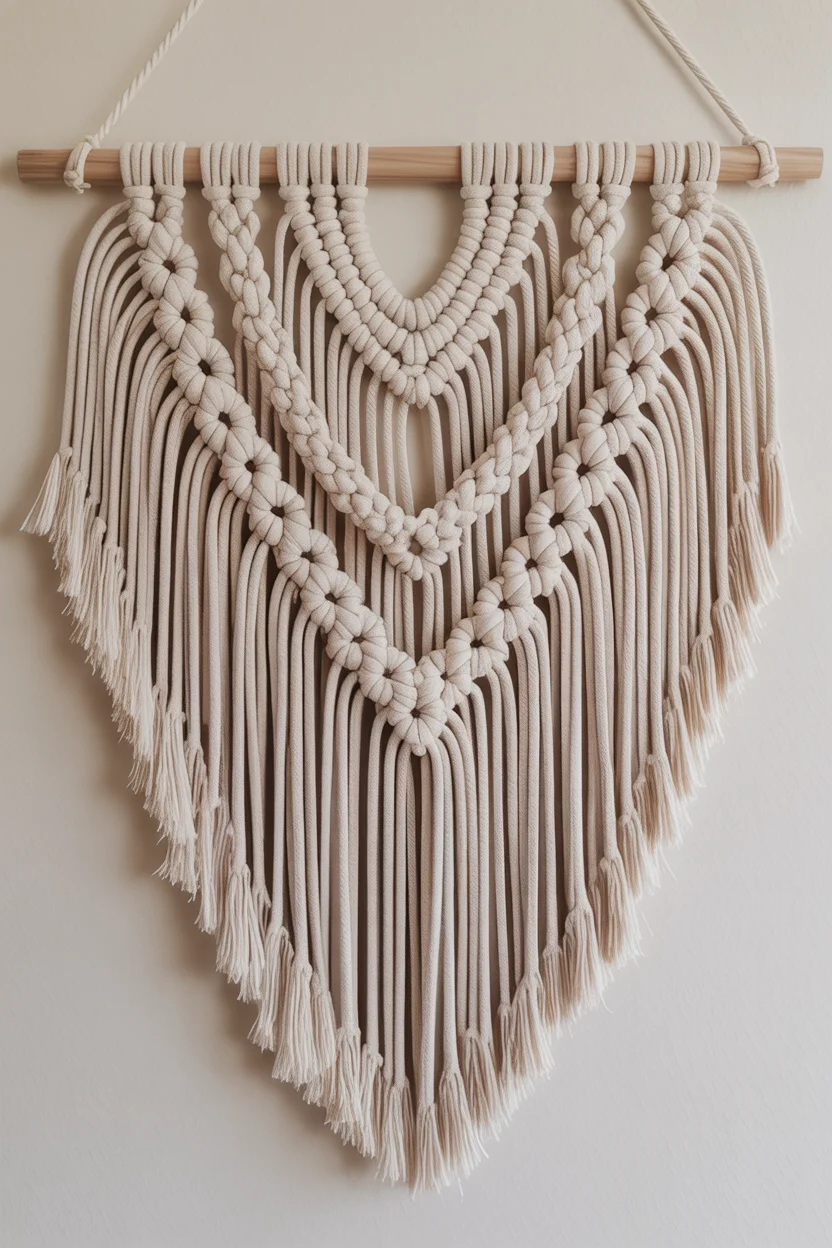 Create a Macramé Wall Hanging for Boho Texture