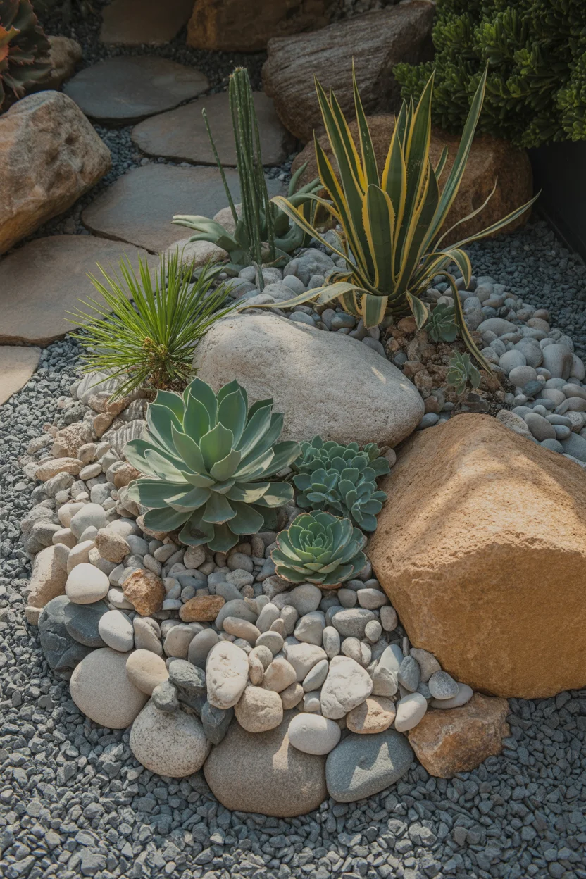 Layer Different Rock Sizes Together
