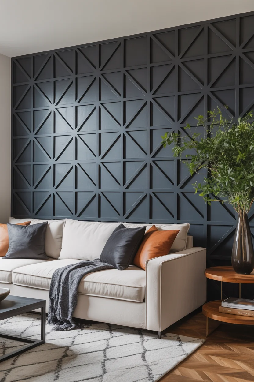 Dramatic Accent Walls With Texture