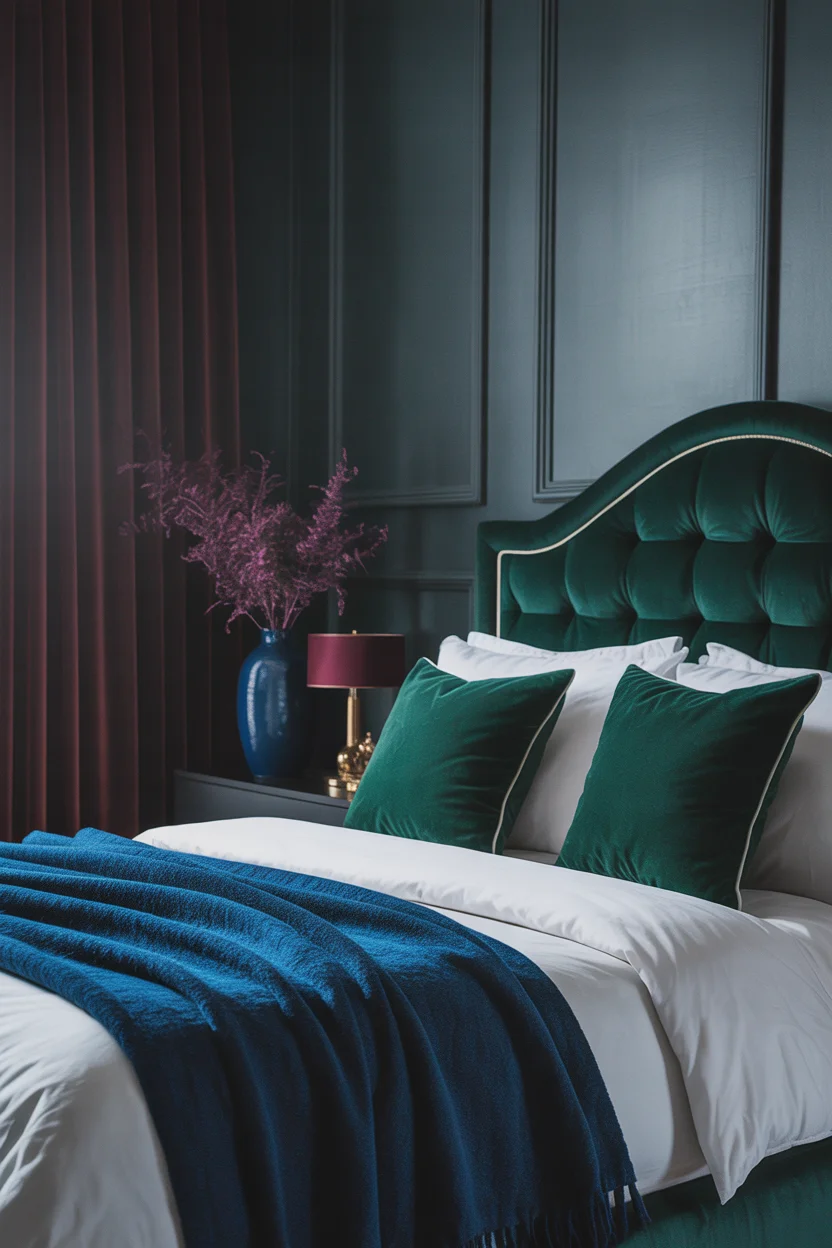 Incorporate Rich Jewel Tone Accents