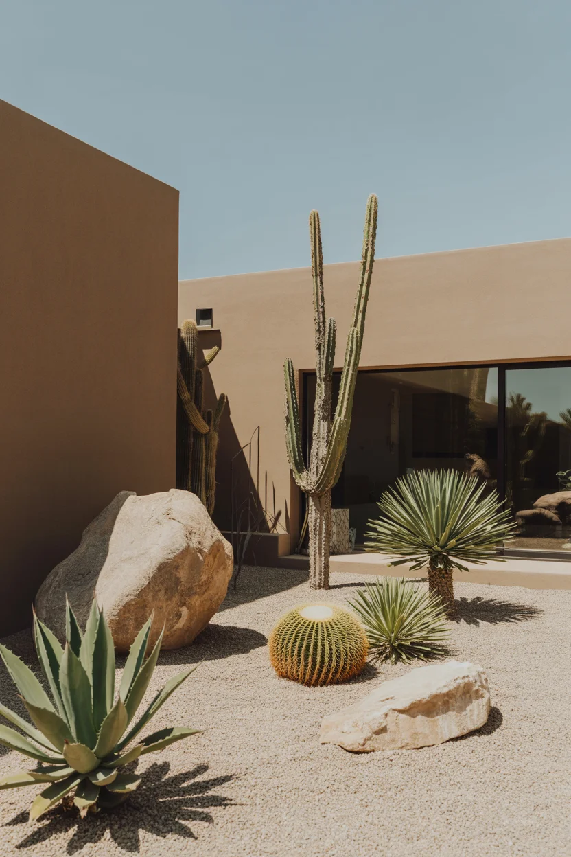 Pair Rocks With Desert Landscaping