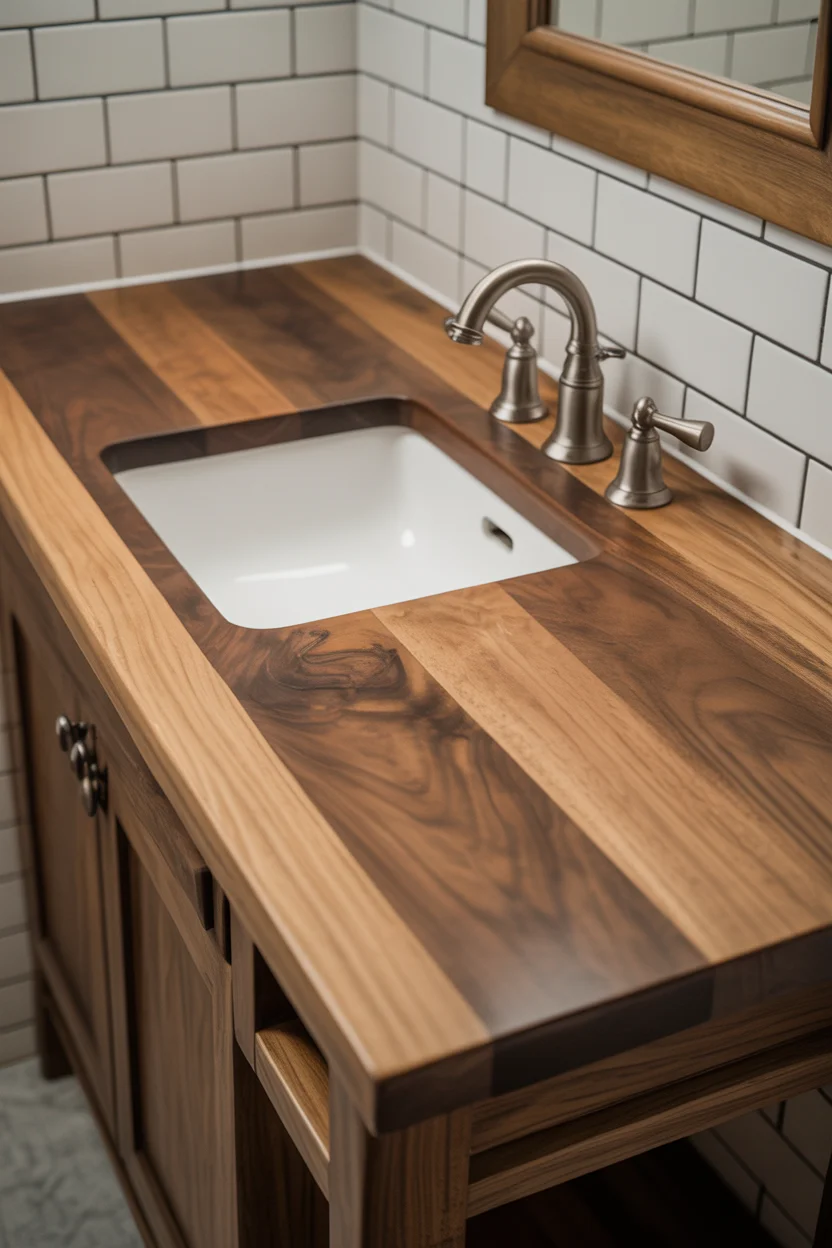 Warm Wood Countertops
