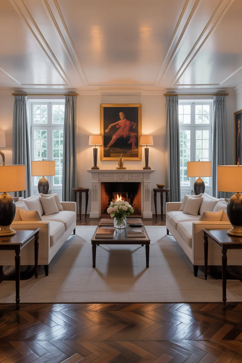Symmetrical Furniture Arrangements
