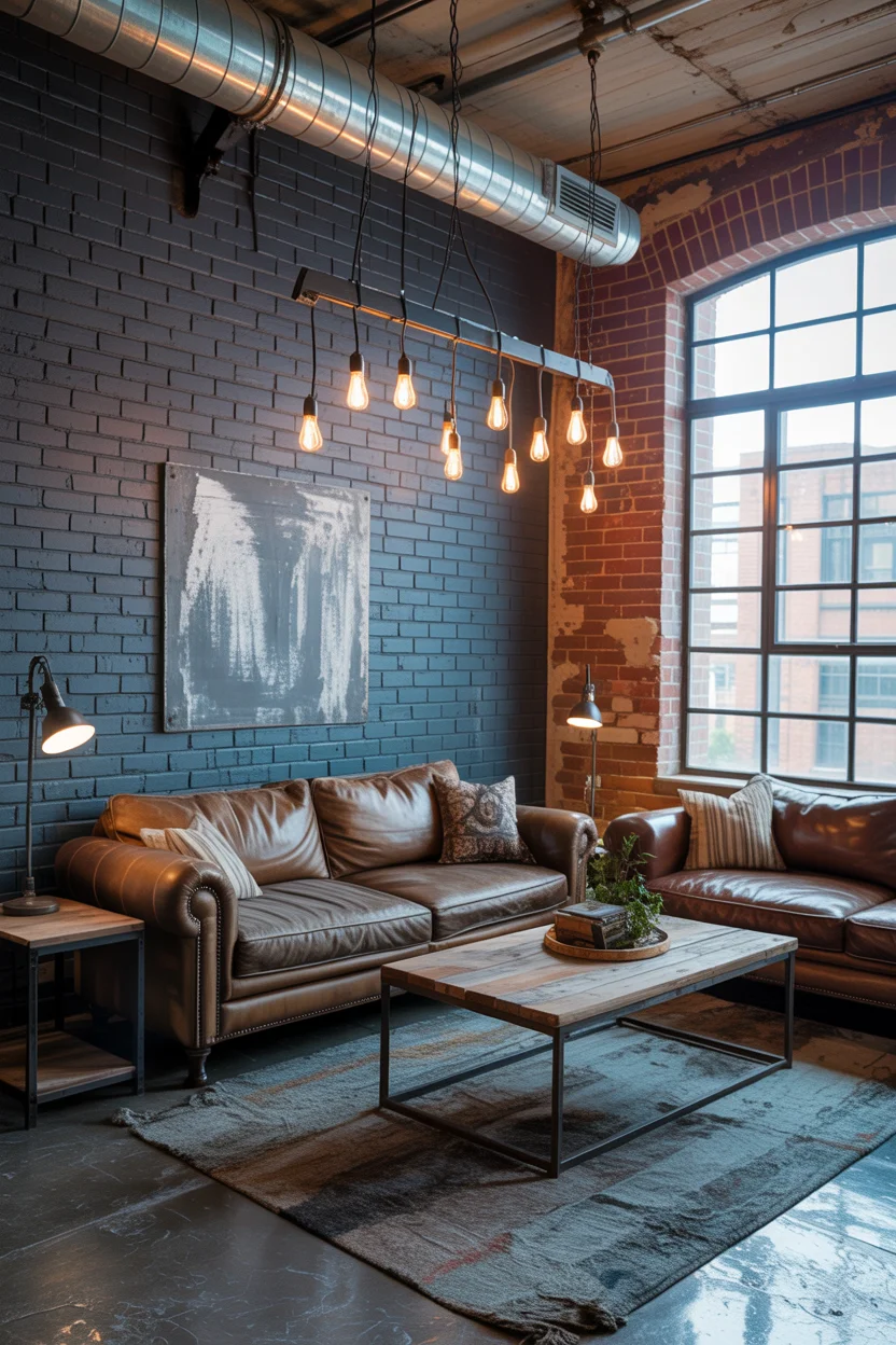 Slate Blue Industrial Edge