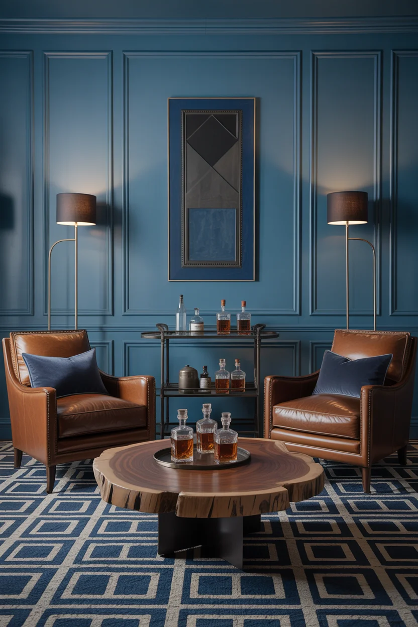 Steel Blue Masculine Sophistication