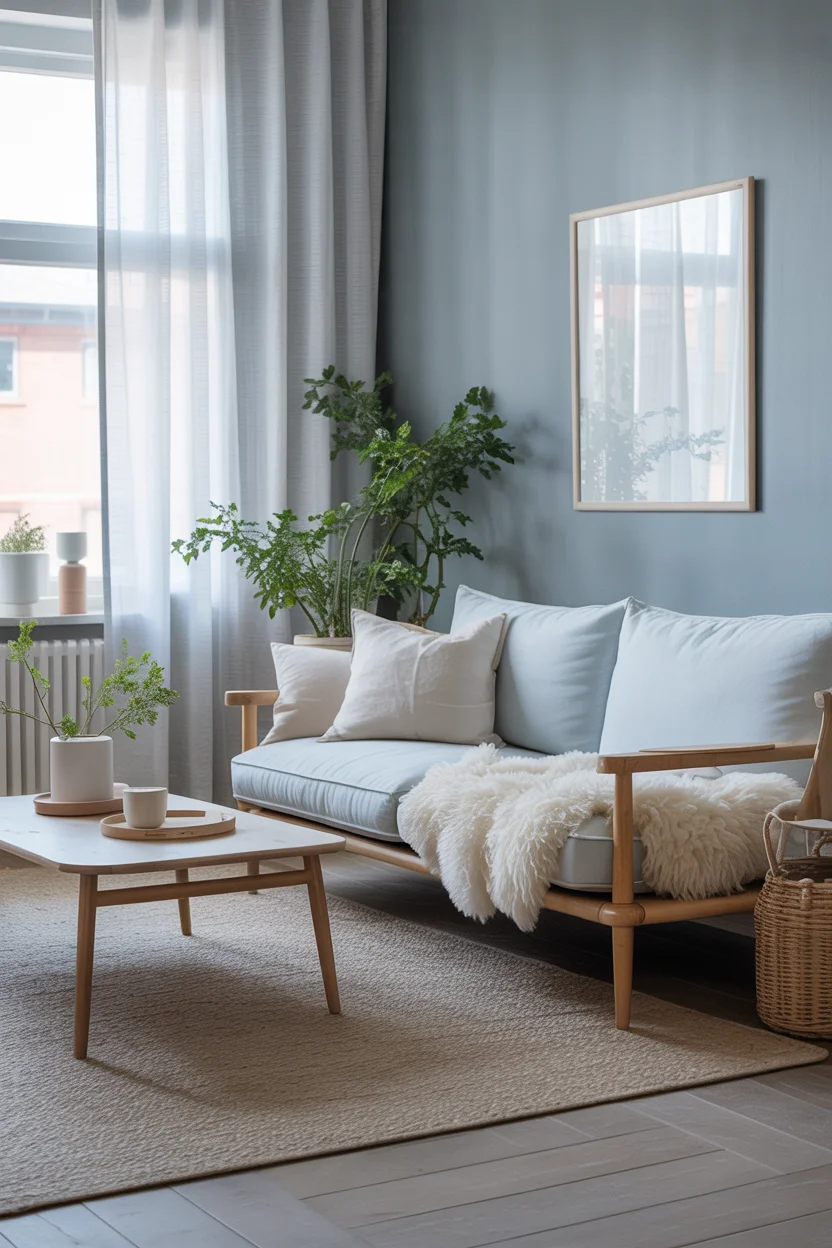 Scandinavian Light Blue Minimalism