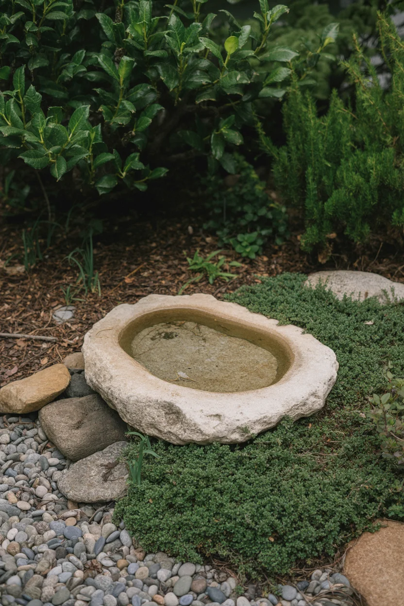 Install a Ground-Level Natural Stone Basin