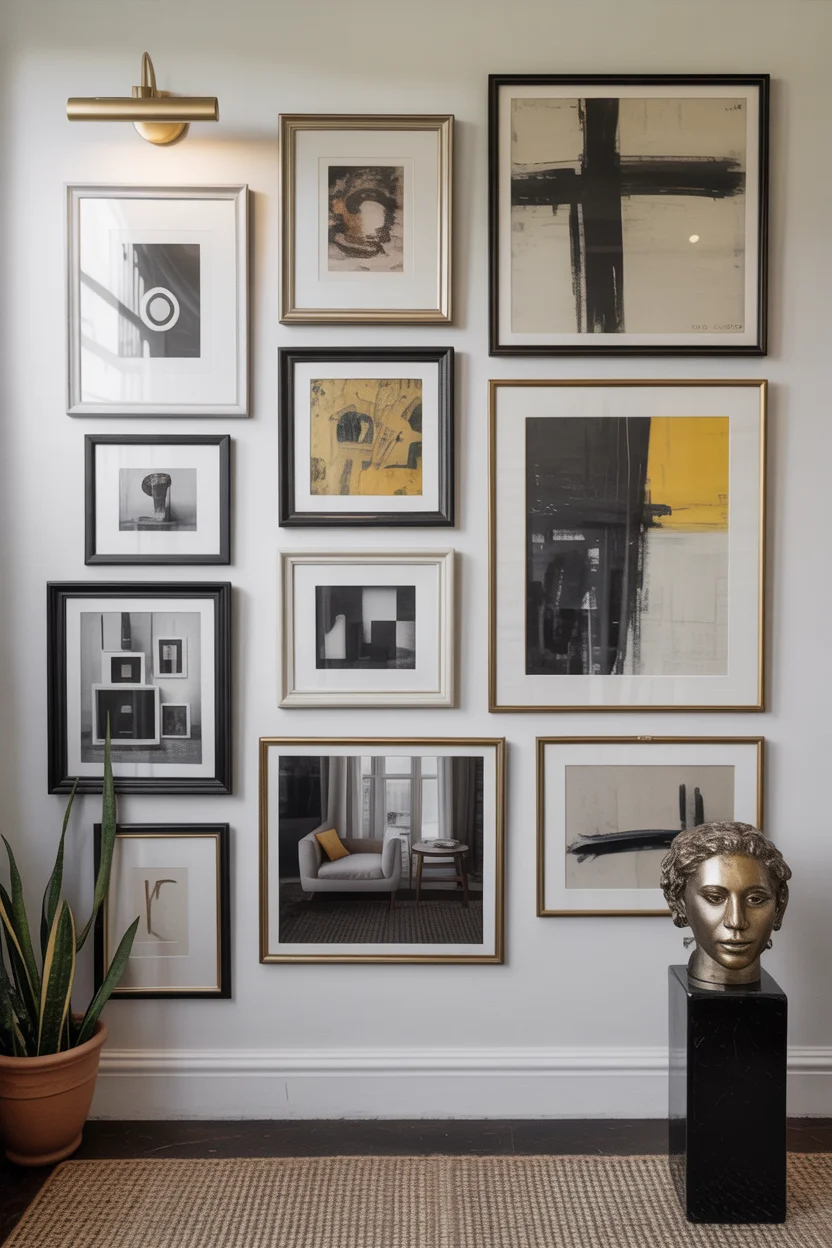 Curated Art Collections and Gallery Walls