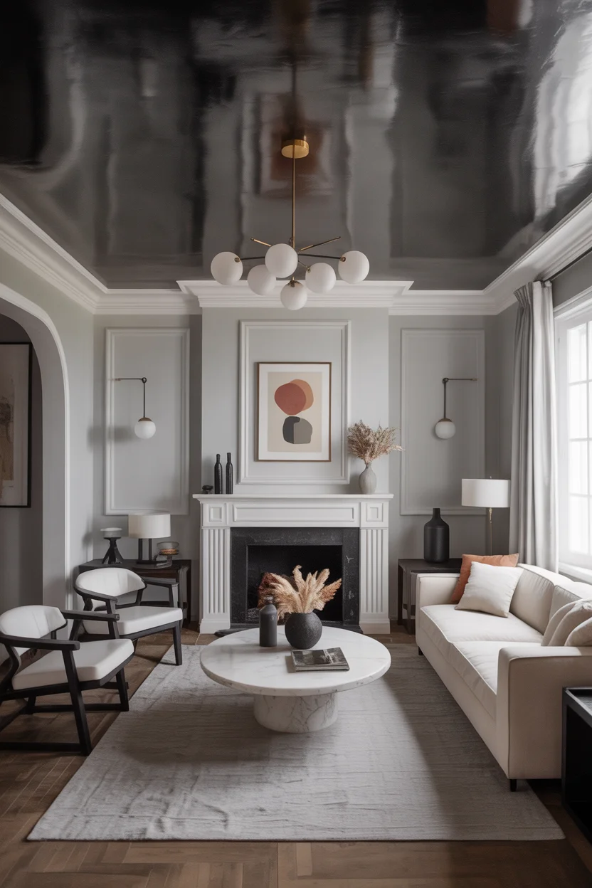 Black Painted Ceilings